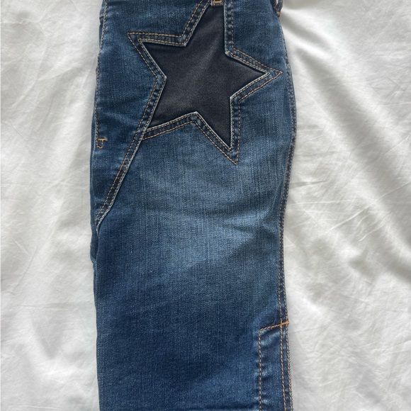 Just Cavalli Blue Distressed Mini Skirt - Picture 6 of 8